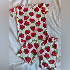 Carters Strawberry Print Kids Pajamas